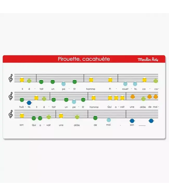 Moulin Roty | Les Popipop | Metallofoon  | 8 tonen | 19 cm | 2+