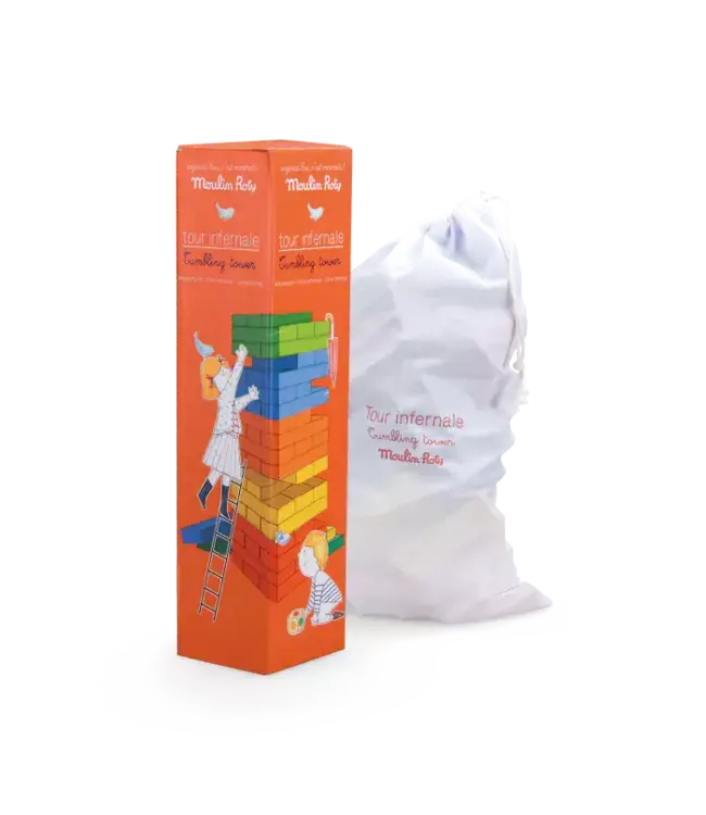 Moulin Roty | Crumbling Tower | Vallende Toren | 60 delig | 6+