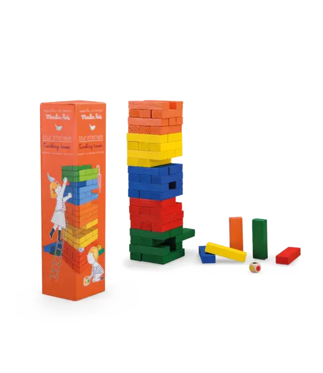 Moulin Roty | Crumbling Tower | Vallende Toren | 60 delig | 6+