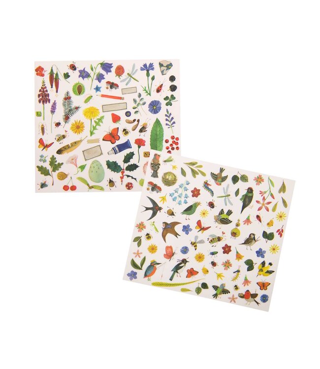 Moulin Roty | Transfers | decal-plaatjes | De Botanicus | +130 afbeeldingen | 3+