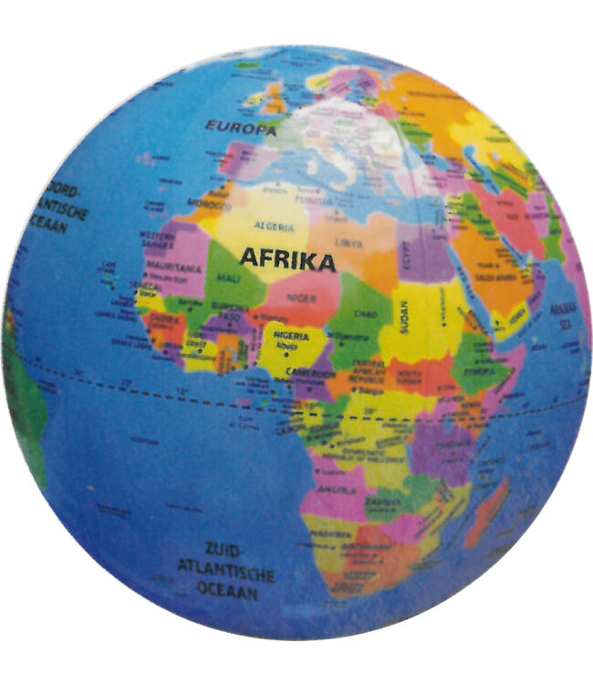 Caly Toys | Opblaasbare wereldbol | Onze Wereld | 30 cm | 3+