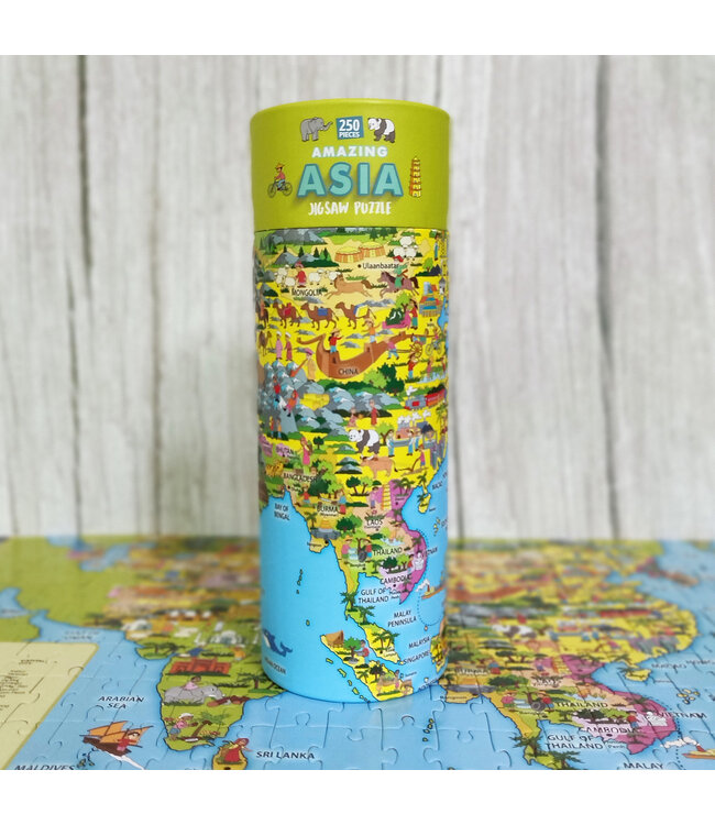 Robert Frederick Ltd l Puzzel Amazing Azie | 250 stukjes | 57 cm x 43 cm | 6+