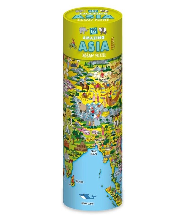 Robert Frederick Ltd l Puzzel Amazing Azie | 250 stukjes | 57 cm x 43 cm | 6+
