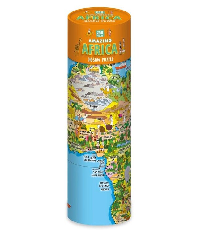 Robert Frederick Ltd l Puzzel Amazing Africa | 250 stukjes | 57 cm x 43 cm | 6+