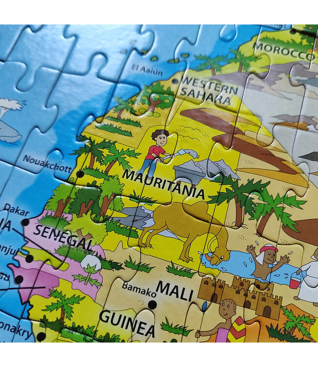 Robert Frederick Ltd l Puzzel Amazing Africa | 250 stukjes | 57 cm x 43 cm | 6+