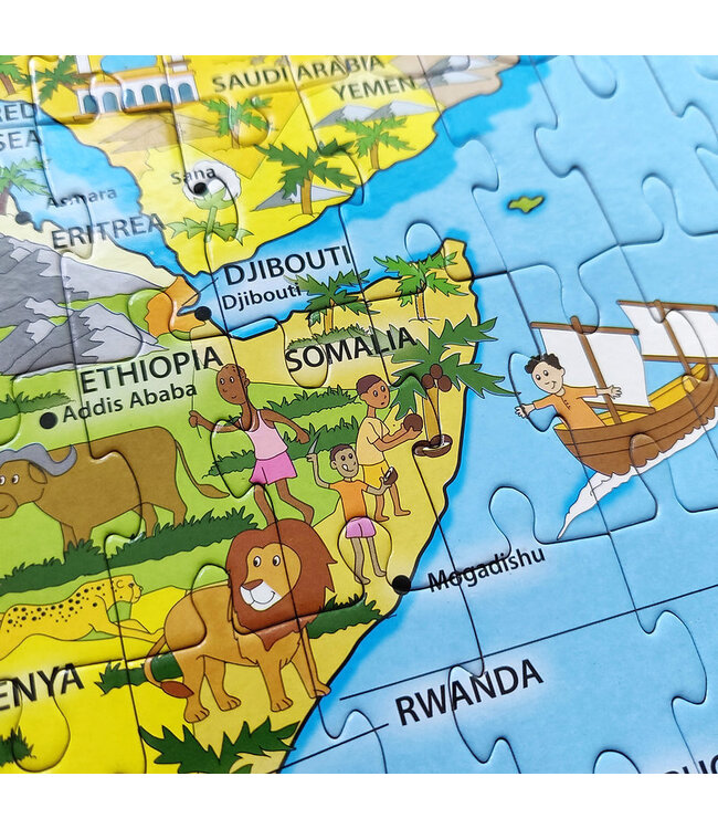 Robert Frederick Ltd l Puzzel Amazing Africa | 250 stukjes | 57 cm x 43 cm | 6+