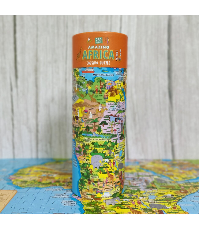 Robert Frederick Ltd l Puzzel Amazing Africa | 250 stukjes | 57 cm x 43 cm | 6+
