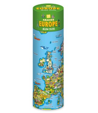 Robert Frederick Ltd l Puzzel Amazing Europa | 250 stukjes | 57 cm x 43 cm | 6+