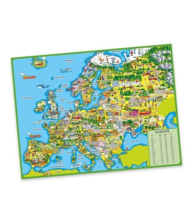 Robert Frederick Ltd l Puzzel Amazing Europa | 250 stukjes | 57 cm x 43 cm | 6+