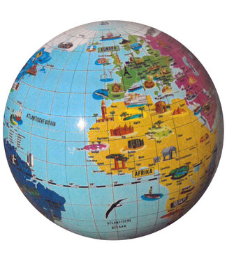 Caly Toys Caly Toys | Opblaasbare wereldbol | Wondere  Wereld | 42 cm | 3+