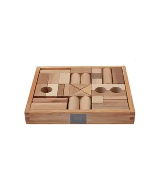 Wooden Story Wooden Story | Natuurlijke Houten Blokken | in houten tray | 30 stuks