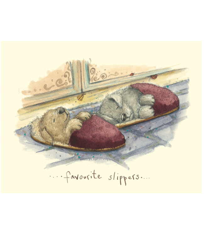 Two Bad Mice | Fran Evans |  . . . favourite slippers . . .