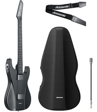 Aeroband AeroBand Smart Gitaar – Ingebouwde Speaker - Bluetooth Elektronische Gitaar met Case, Strap & Mic – Muziekinstrument Set - AUX - MIDI