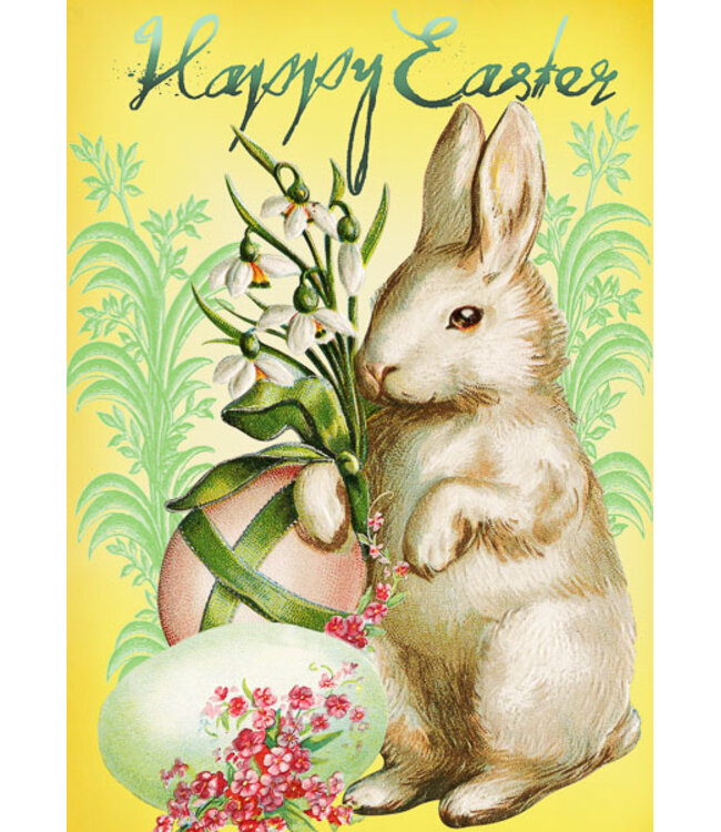 Madame Treacle | Happy Easter | Rabbit & Snowdrops