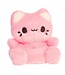 Aurora Aurora | Palm Pals | Tasty Peach | Strawberry Meowchi | 13 cm