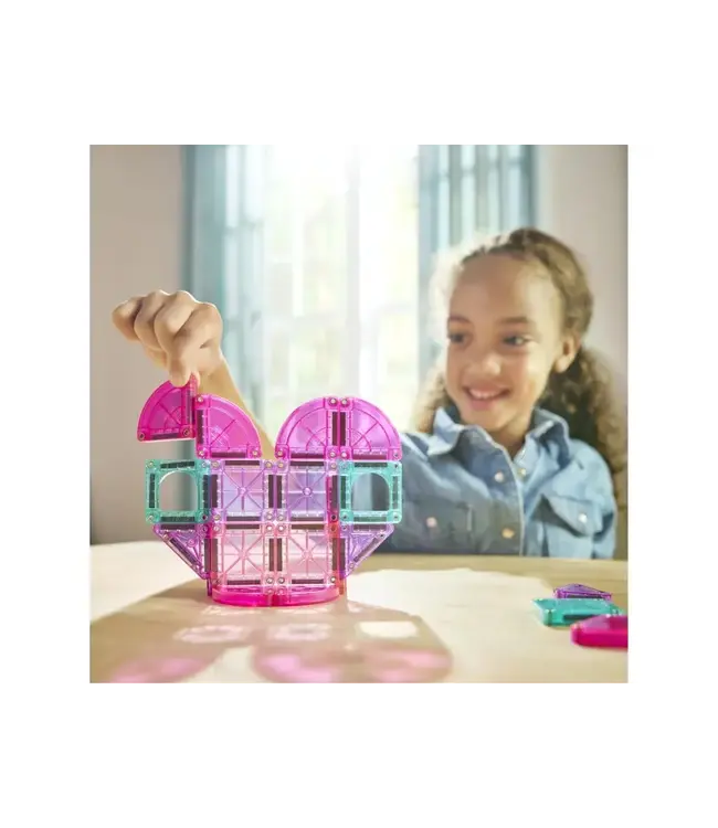 Magna-Tiles® | Micro MAGS | Travel Set | Heart to Heart | 26 pieces | 3+