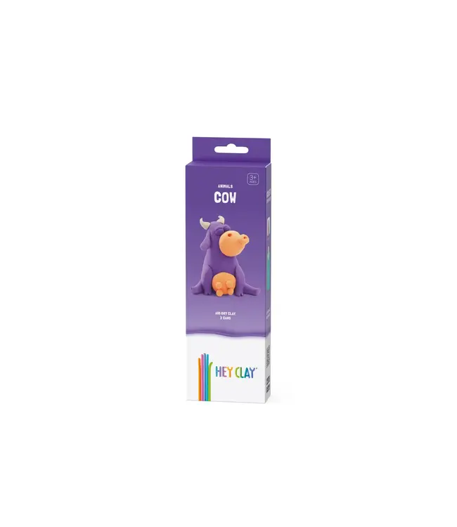 Hey Clay | Animals | Farm Story | Koe | 5 kleuren | 3++
