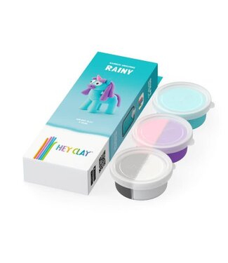 Hey Clay Hey Clay | Regenboog Eenhoorn | Rainy | 5 kleuren | 3+