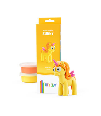 Hey Clay Hey Clay | Regenboog Eenhoorn | Sunny | 5 kleuren | 3+