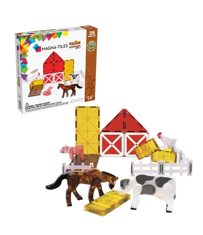 Magna-Tiles® | Farm Animals | 25 pieces | 3+
