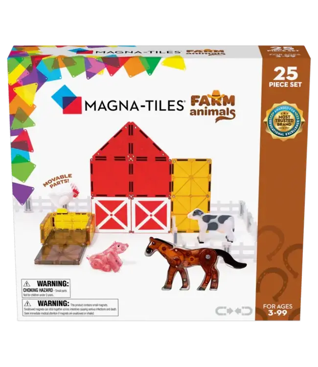 Magna-Tiles® | Farm Animals | 25 pieces | 3+
