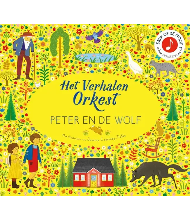 Christofoor | Geluidenboek met Muziek | Het Verhalenorkest | Peter & de Wolf | 4+