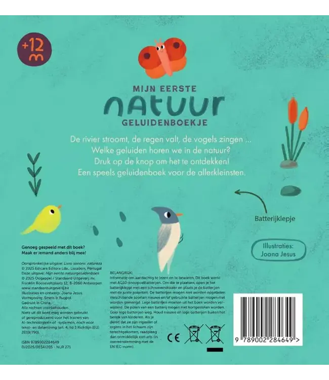 Oogappel | Geluidenboek | Mijn eerste Natuurgeluidenboekje | 1+