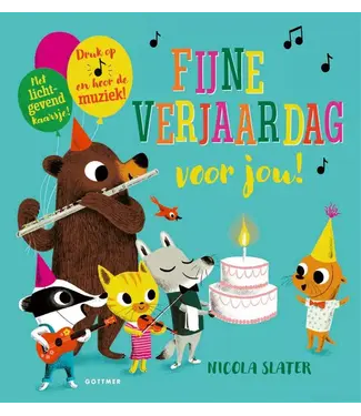 Gottmer | Geluidenboek | Fijne Verjaardag voor Jou! | 3+