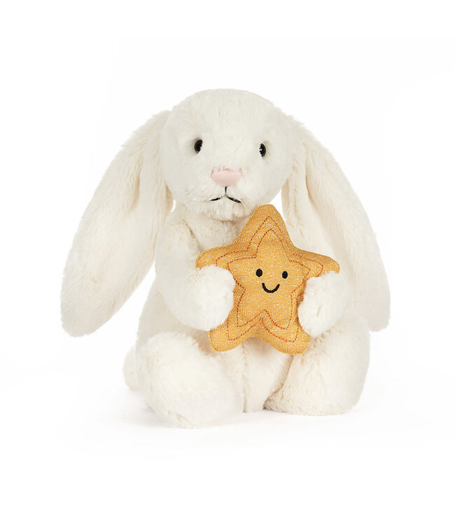 Jellycat | Cream Bunny | with Star | 31 cm