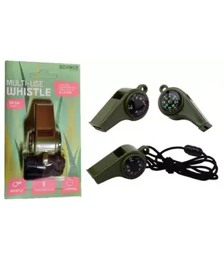 Science Explorer Science Explorer | Fluit | Scheidsrechtersfluit met Kompas en Thermometer | 5+