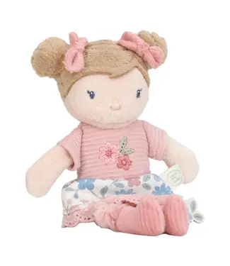 Little Dutch Little Dutch | Stoffen Knuffelpop | Rosa | 10 cm | 1+