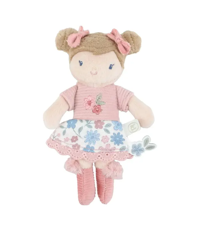 Little Dutch | Stoffen Knuffelpop | Rosa | 10 cm | 1+