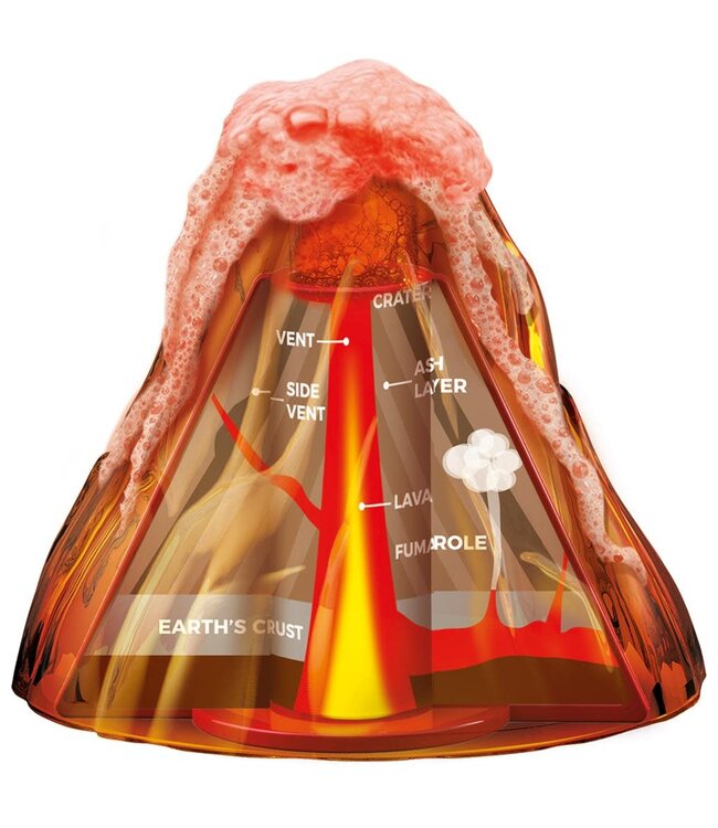 4M | KidzLabs | Table Top Volcano | 5+