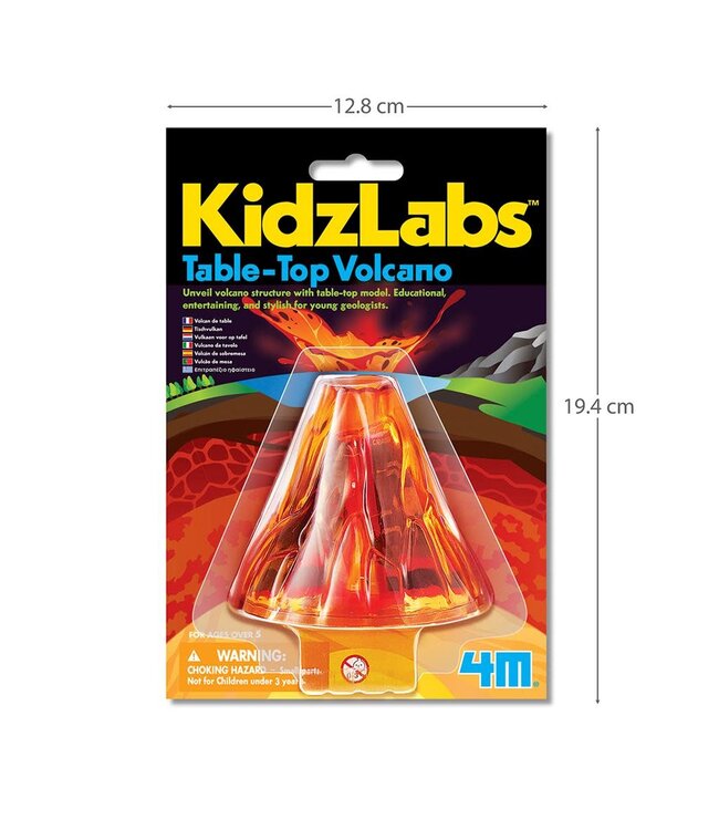 4M | KidzLabs | Table Top Volcano | 5+