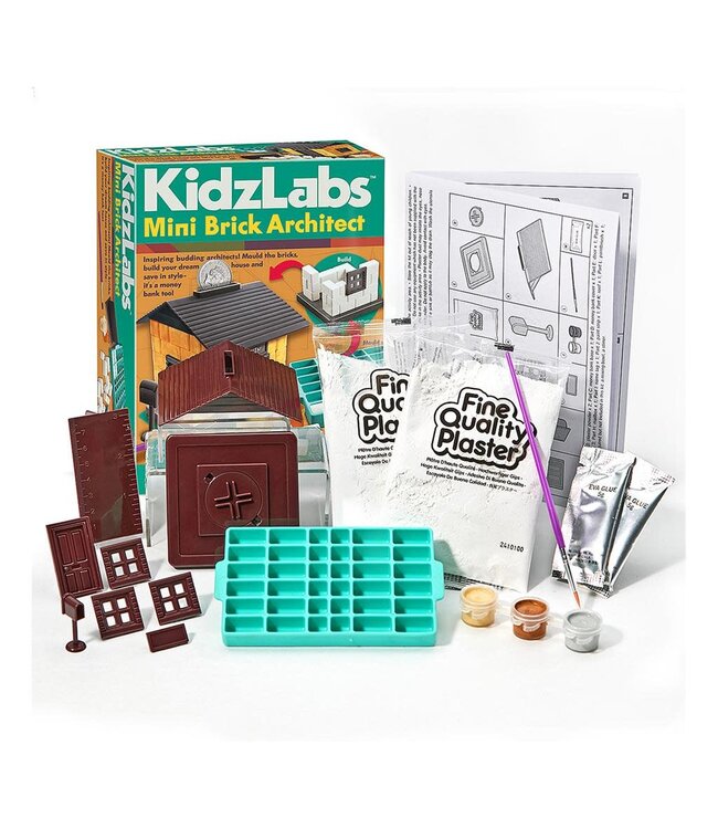 4M | KidzLabs | Architectuur Met Mini-Bakstenen | 5+