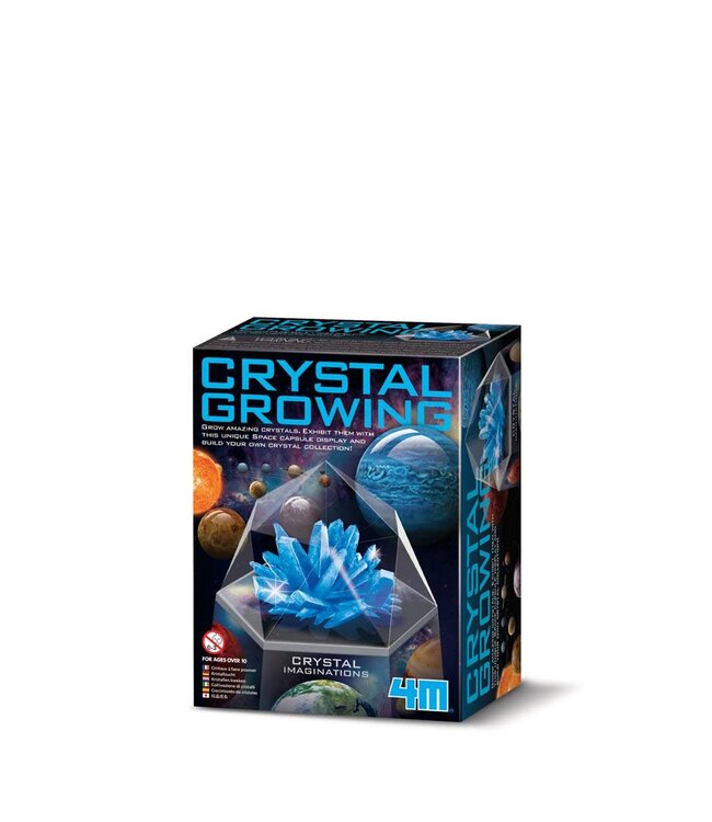 4M | Crystal Growing | Crystal Imaginations | Blauw | 9 cm | 10+