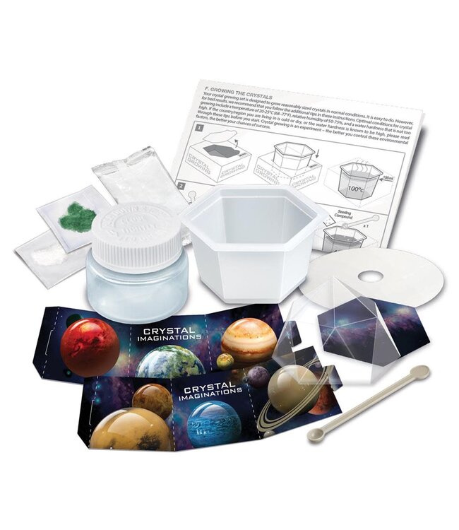 4M | Crystal Growing | Crystal Imaginations | Groen | 9 cm | 10+