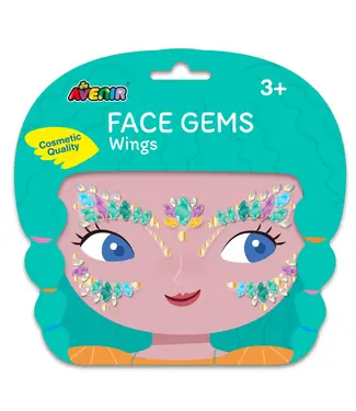 Avenir Avenir | Face Art | Zelfklevende Edelstenen | Cosmetische Kwaliteit | Wings | 3+