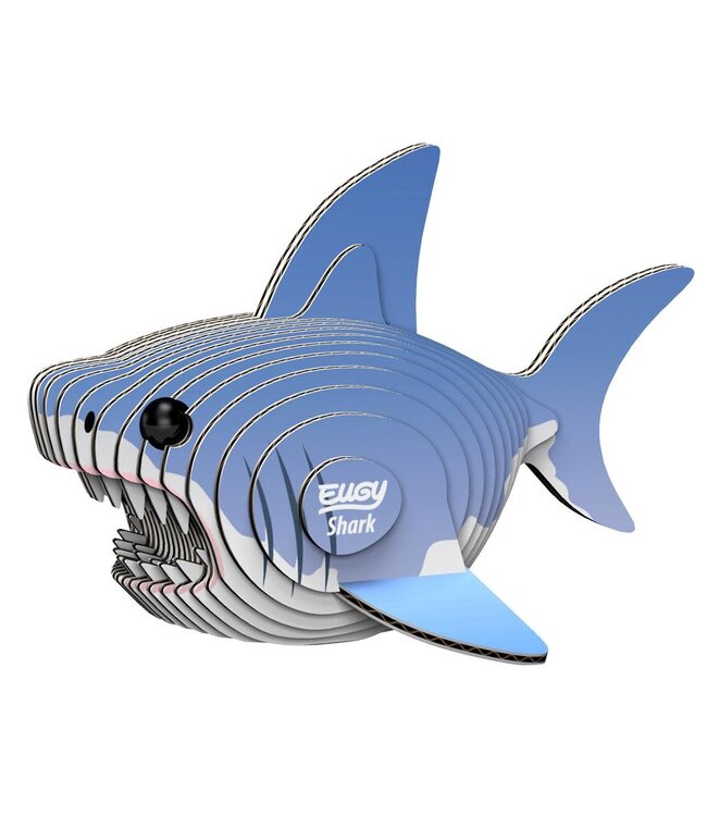 Eugy | 3D Cardboard Model Kit | Sea Life | Haai | 6+