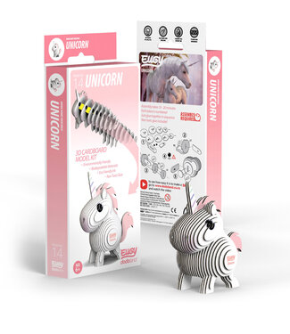 Eugy Eugy | 3D Cardboard Model Kit | Fantasy | Eenhoorn | 6+