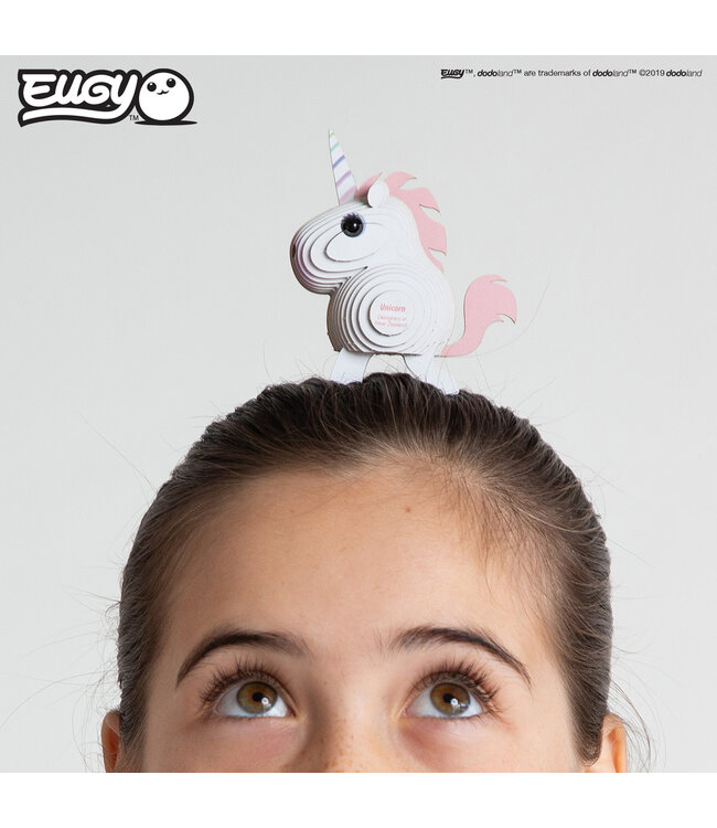 Eugy | 3D Cardboard Model Kit | Fantasy | Eenhoorn | 6+