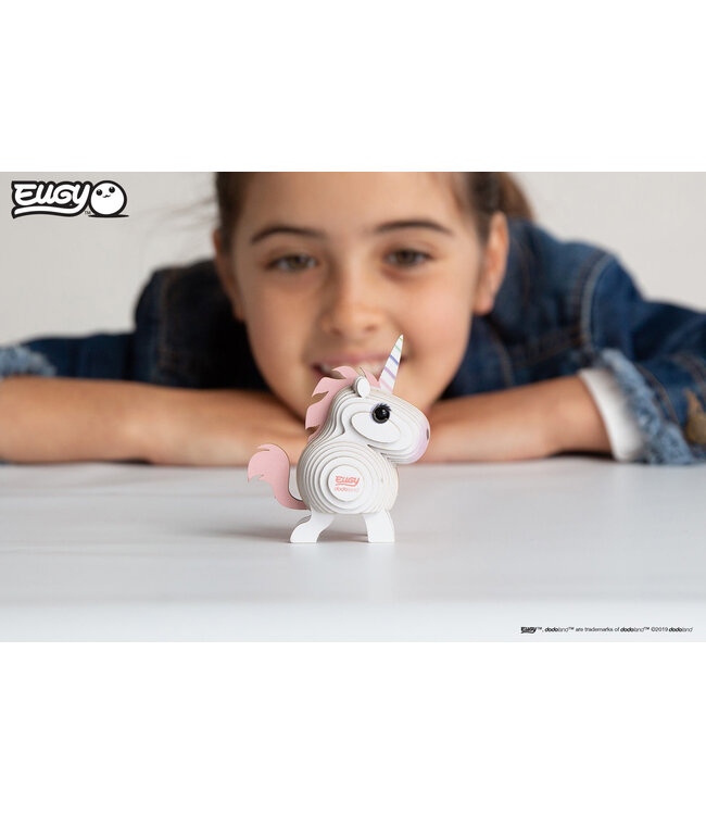 Eugy | 3D Cardboard Model Kit | Fantasy | Eenhoorn | 6+