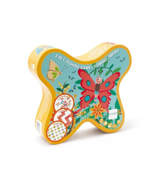 Scratch | 3 In 1 Butterfly Game | 3+