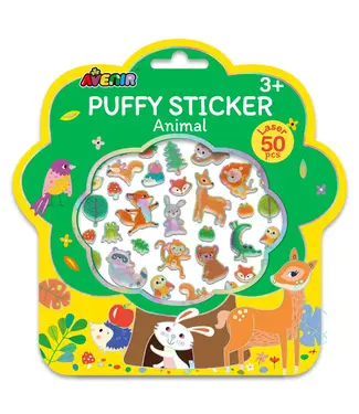 Avenir Avenir | Puffy Stickers | Animal | 50 pieces | 3+