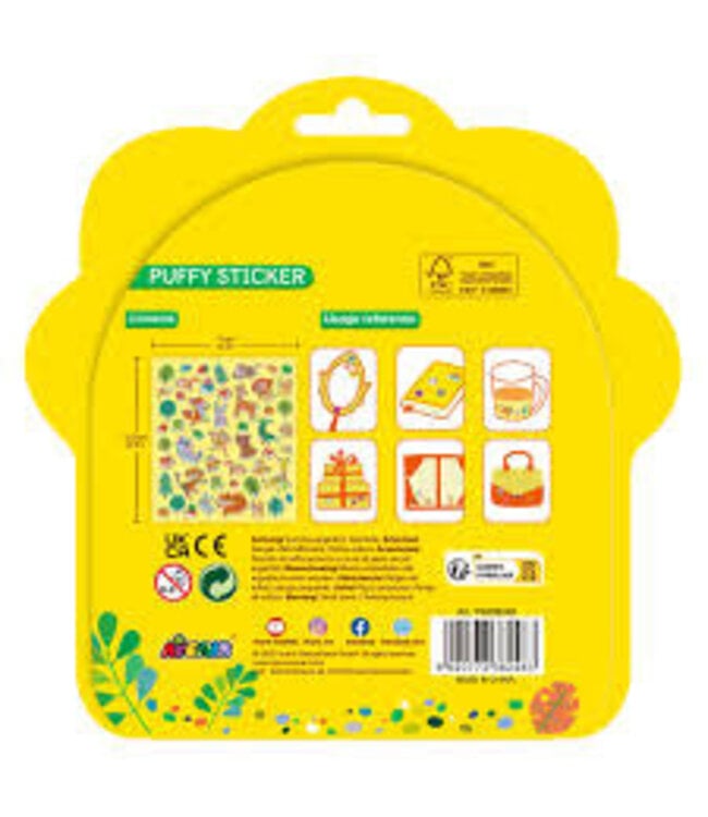 Avenir | Puffy Stickers | Animal | 50 pieces | 3+