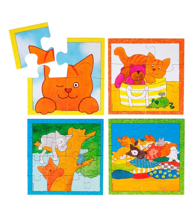 Bambolino | Dikkie Dik | Puzzel | 4 in 1 | 4+6+9+16 |  3+