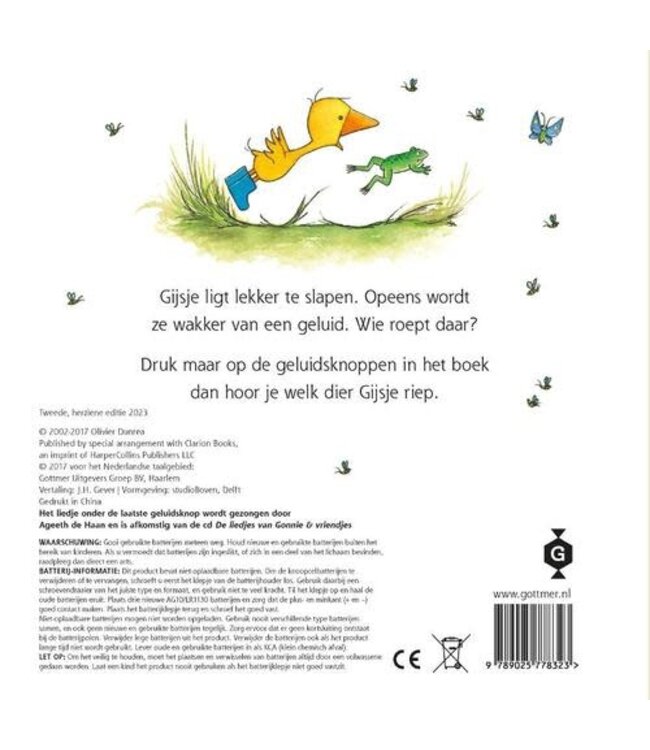 Gottmer | Geluidenboek | Gonnie zegt... gak! | 1+