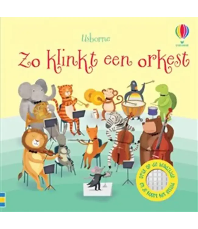 Usborne | Geluidenboek met Muziek | Zo klinkt een Orkest | 1+