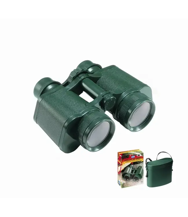 Navir | Verrekijker met Hoes | Groen | vergroot 3 x | 5+