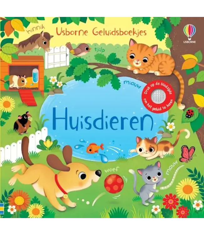Usborne | Geluidenboek | Huisdieren | 1+